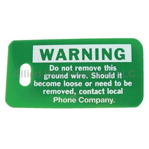 GROUND WIRE TAG FOR PHONE
